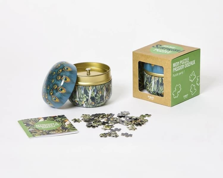 Tea Box Surprise Mon puzzle passion oiseaux