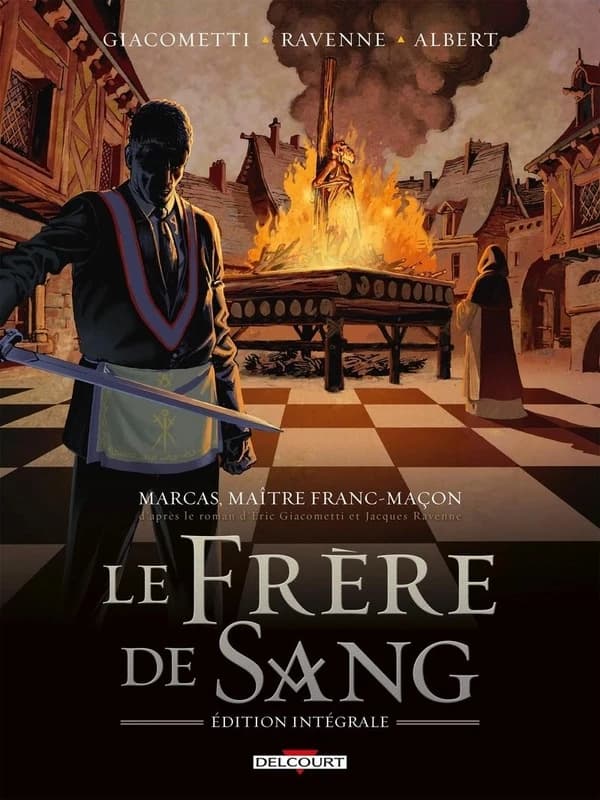Le frère de sang (Édition intégrale) scénario, Giacometti & Ravenne ; dessin, Éric Albert ; couleur, Catherine Moreau... ; d'après le roman d'Éric Giacometti et Jacques Ravenne