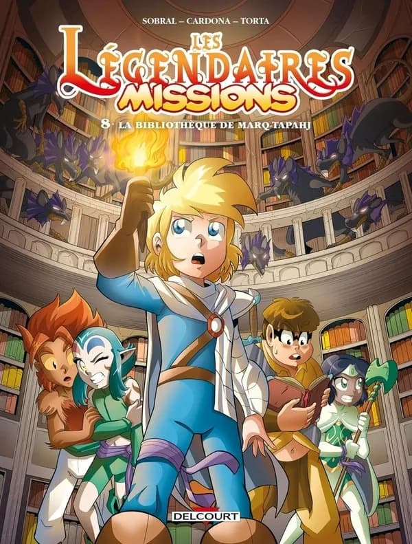 La bibliothèque de Marq-Tapahj : d'après la série animée "Les légendaires"...