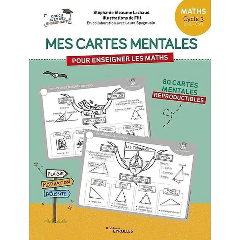 Mes cartes mentales pour enseigner les mathématiques : cycle 3 : CM1