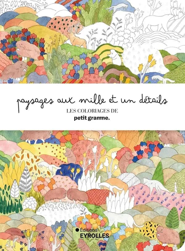 Paysages aux mille et un détails : Les coloriages de petit gramme.