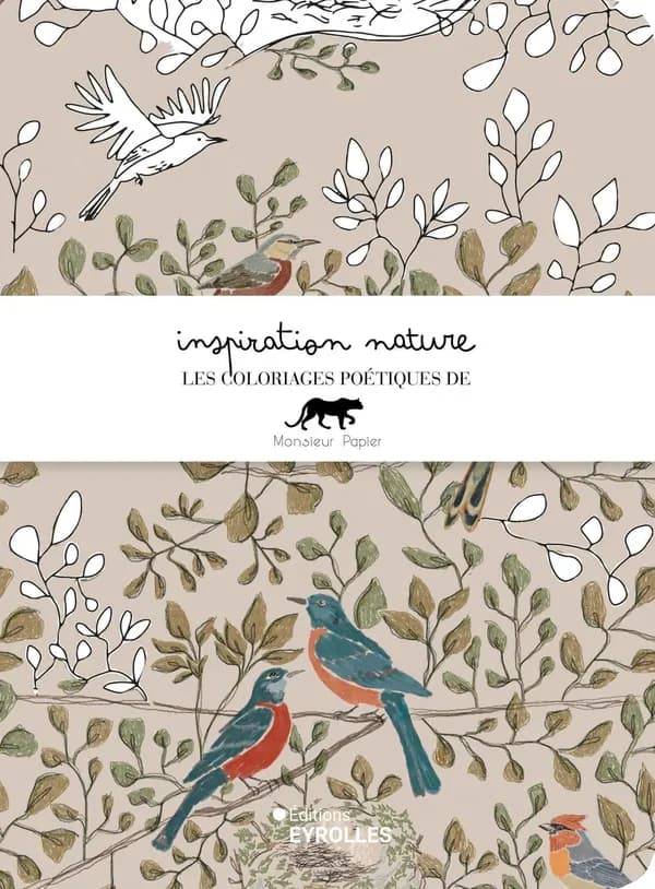 Inspiration nature : Les coloriages poétiques de Monsieur Papier