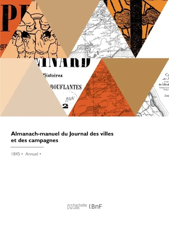 Almanach-manuel du journal des villes et des campagnes