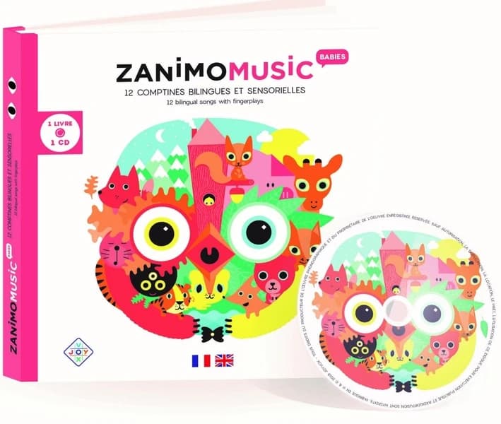 Zanimomusic : babies : 12 comptines bilingues et sensorielles