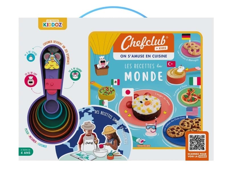 Coffret Les recettes du monde : Chefclub Kids