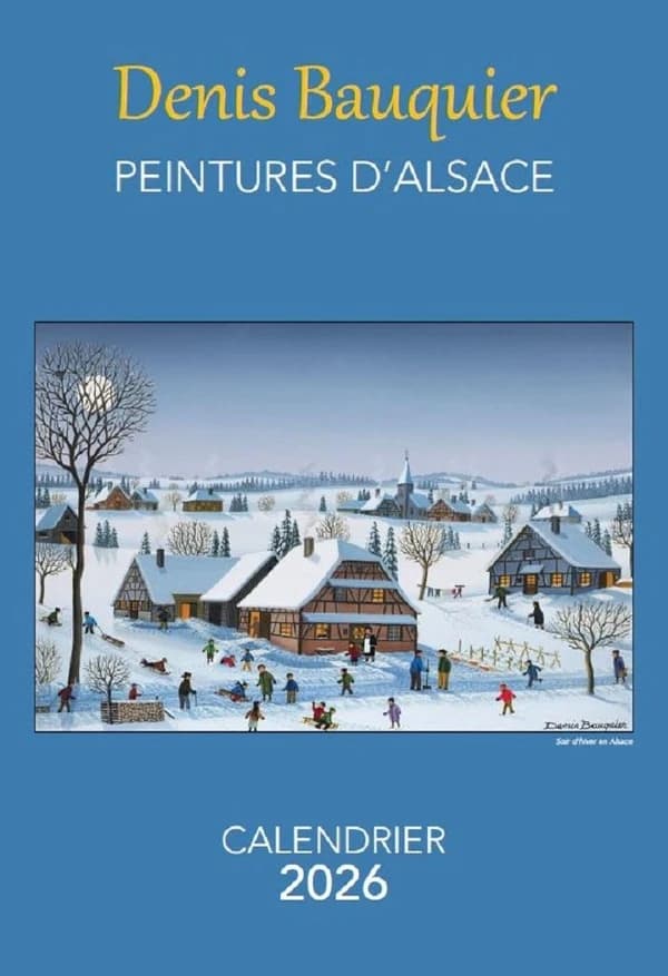 Calendrier Denis Bauquier, Peintures d'Alsace