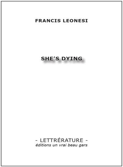 She's dying