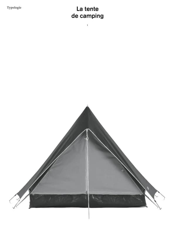 La tente de camping