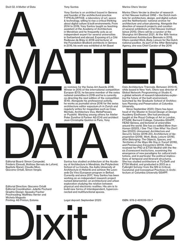 Dixit #02 : A Matter of Data