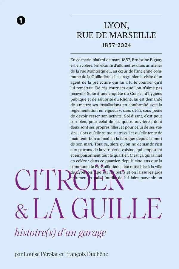 Citroën & la Guille : rue de Marseille,Lyon