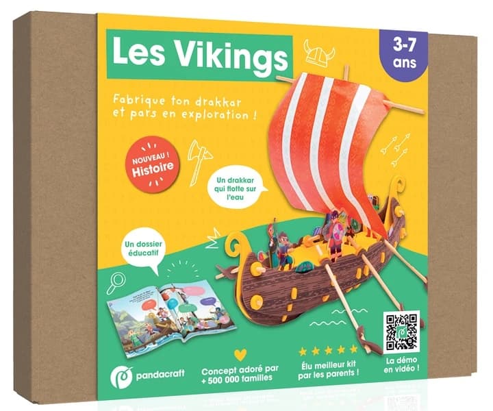Les Vikings : Fabrique ton drakkar et pars en exploration !