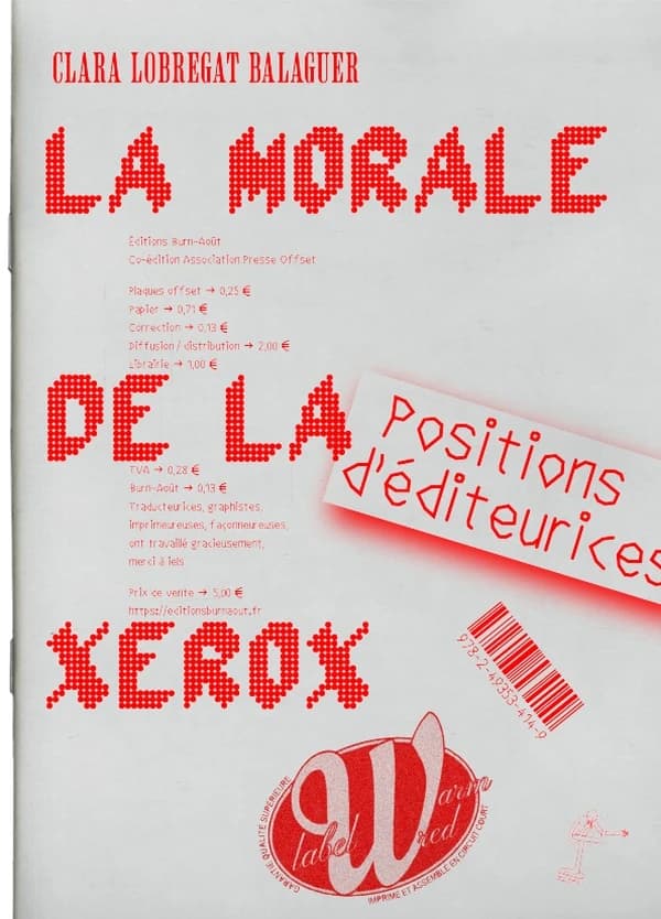 La morale de la Xerox : missel : notes de conversation sur l'éthique du piratage, de l'appropriation culturelle et des flux de consentement et d'autorisation...