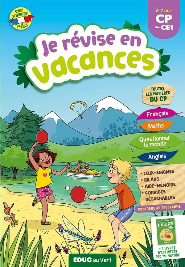 Cahier de vacances : je révise en vacances ; du CP au CE1