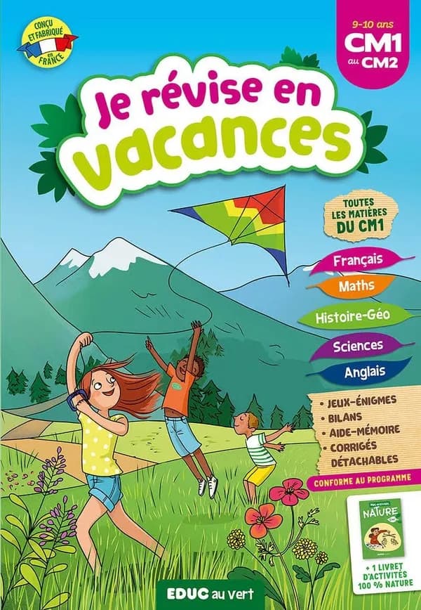 Cahier de vacances : je révise en vacances ; du CM1 au CM2