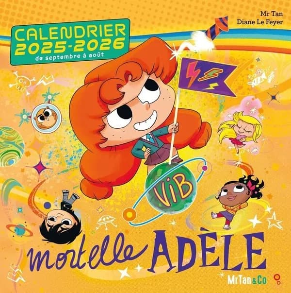 Mortelle Adèle : Calendrier mural (édition 2025