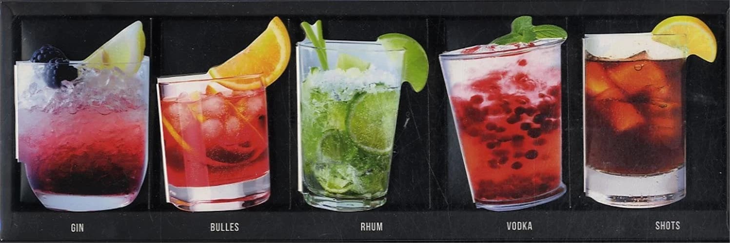Cocktails : originaux, authentiques : collection Marabout : 60 recettes de barman