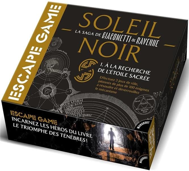 Escape game ; soleil noir, la saga de Giacometti et  Ravenne ; à la recherche de l'étoile sacrée