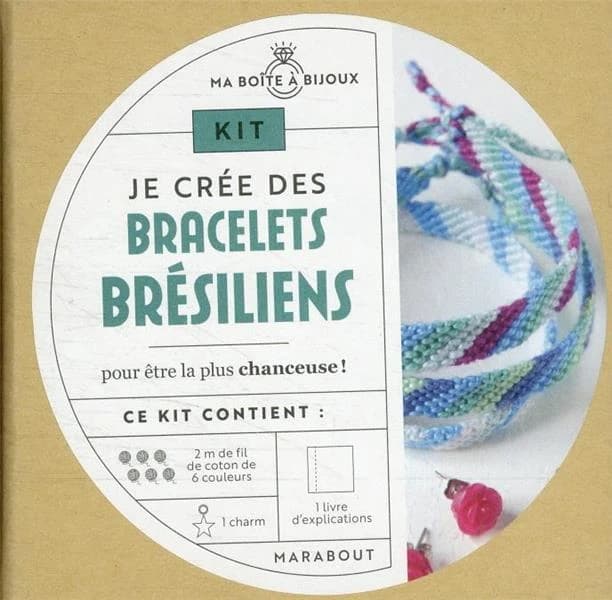 Kit je crée des bracelets brésiliens