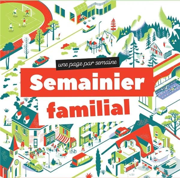 Semainier familial : une page par semaine