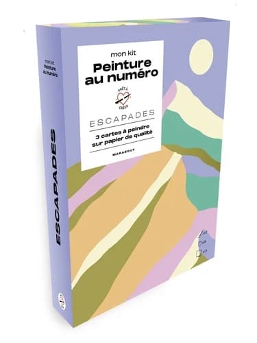 Mon kit peinture aux numéros : escapades : [Album à colorier]