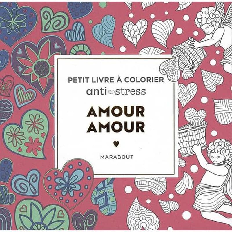 petit livre à colorier anti-stress : amour amour : [Album à colorier]