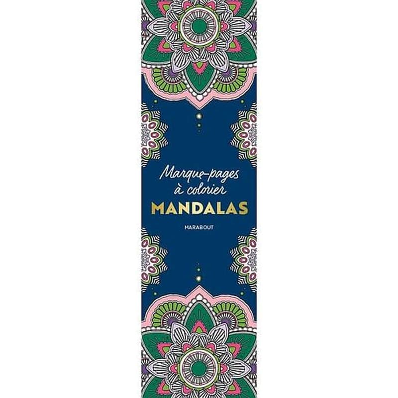 Marque-pages à colorier : Mandalas