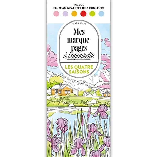 Mes marque-pages à l'aquarelle : Les quatre saisons