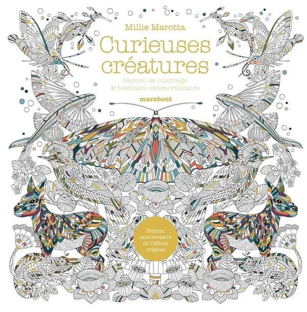 Curieuses créatures : Carnet de coloriage & bestiaire extraordinaire