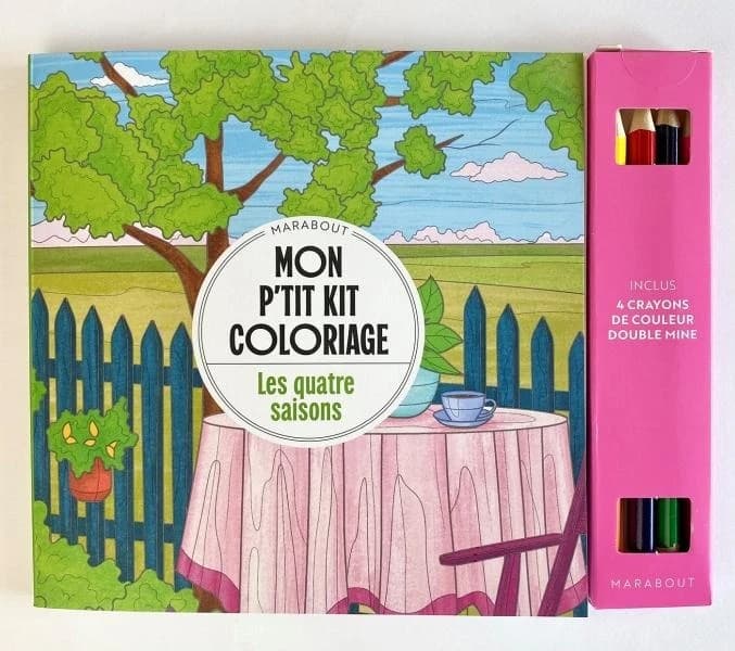 Mon p'tit kit coloriage : Les quatre saisons