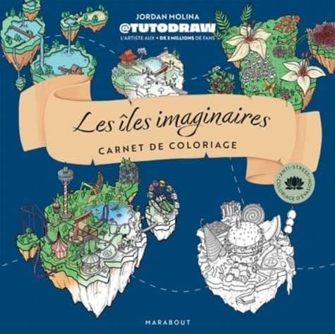 Les îles imaginaires. Carnet de coloriage