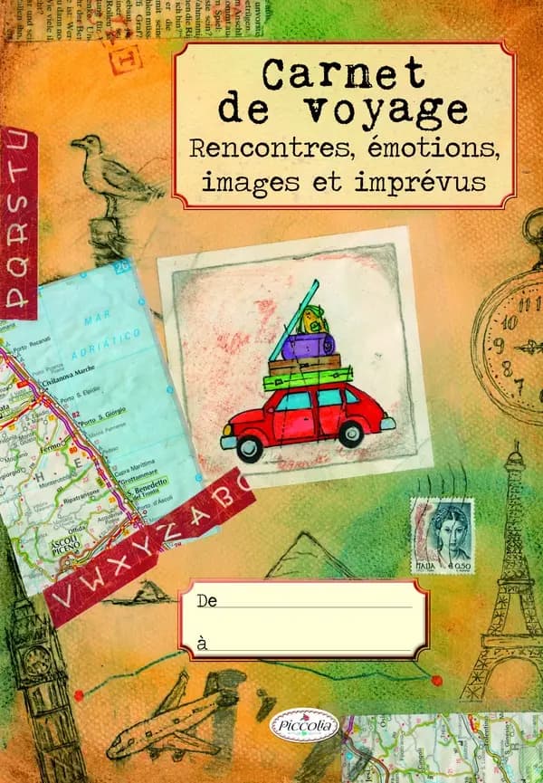 Mon cahier de vacances : carnet de voyage