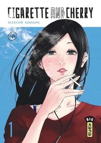 Cigarette and cherry. 1