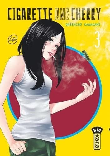 Cigarette and cherry. 3
