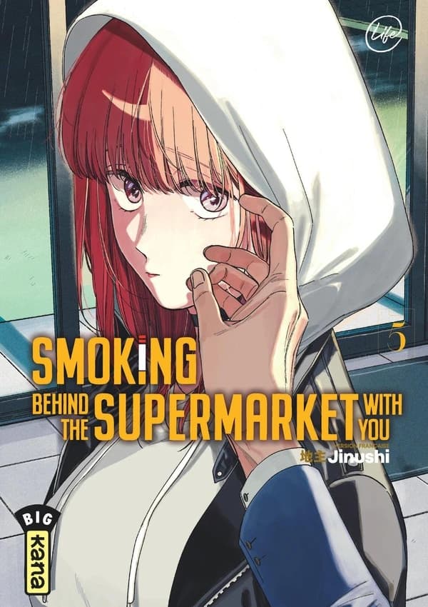 Smoking behind the supermarket with you. 5