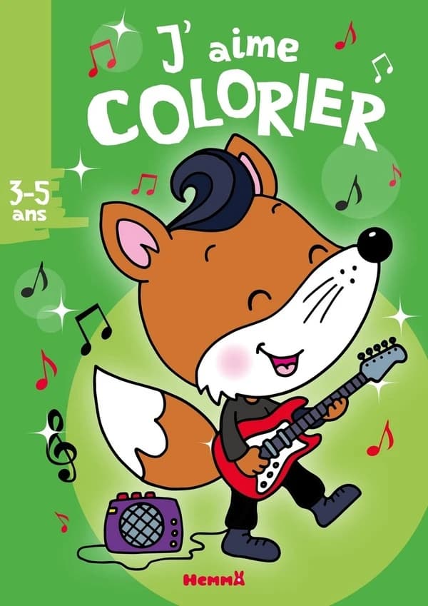 J'aime colorier : [renard] : 3-5 ans : [Album à colorier]