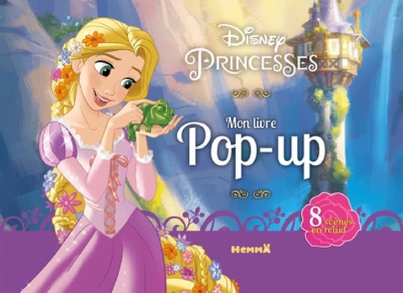 Mon livre pop-up Disney Princesses - 8 scènes en relief