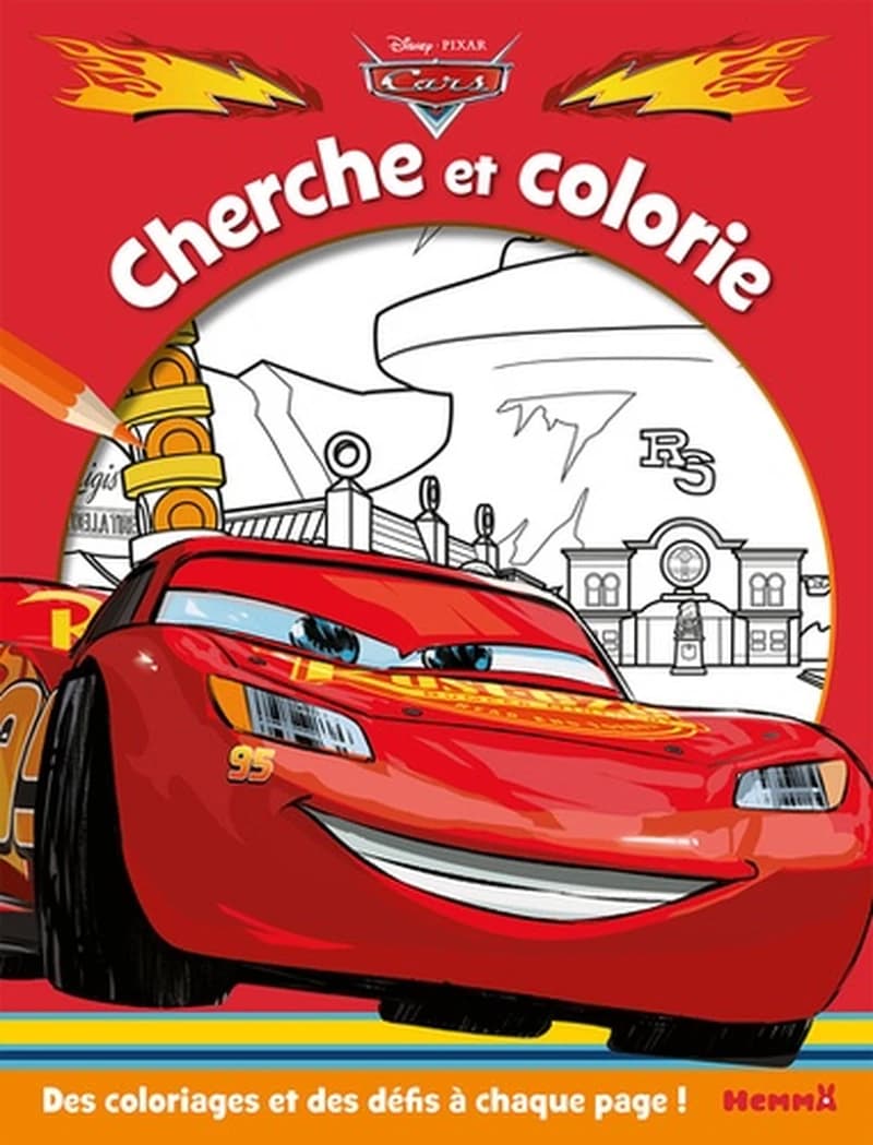 Cars - Des coloriages et des défis à chaque page !