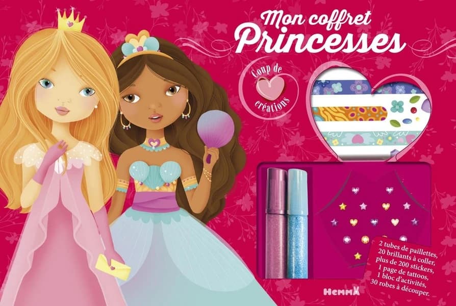Mon coffret Princesses : [Album de jeux et d'activités pour enfant]