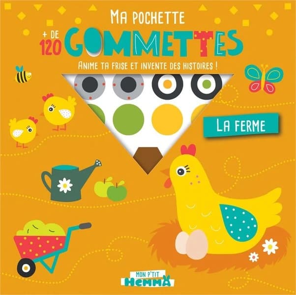 Ma pochette : + de 120 gommettes : la ferme : anime ta frise et invente des histoires ! : [Autocollant]
