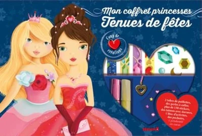 Mon coffret princesses tenues de fêtes