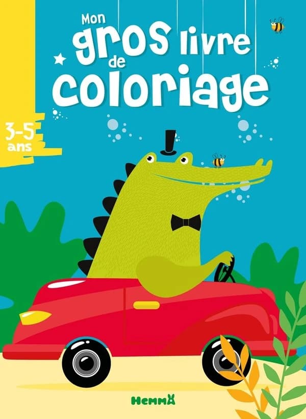 Mon gros livre de coloriage : 3-5 ans : [Album à colorier]