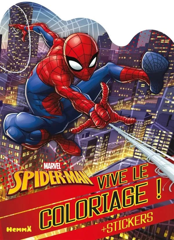 Vive le coloriage ! : Marvel Spider-Man : [Album à colorier] : + stickers