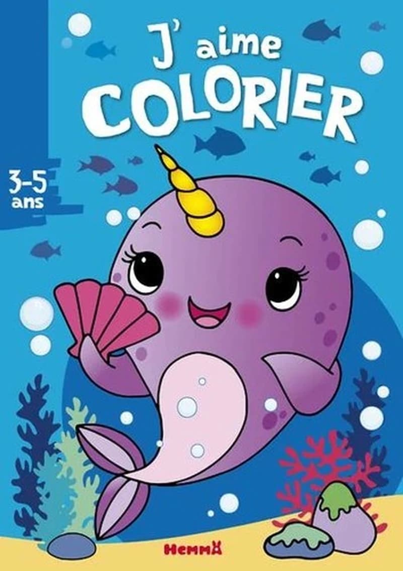 J'aime colorier (Licorne des mers)