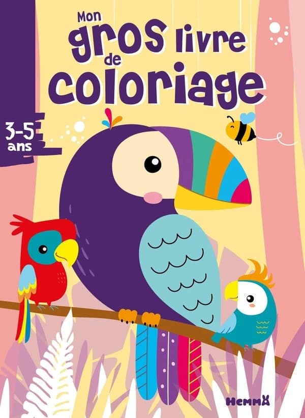 Mon gros livre de coloriage : 3-5 ans : [Album à colorier]