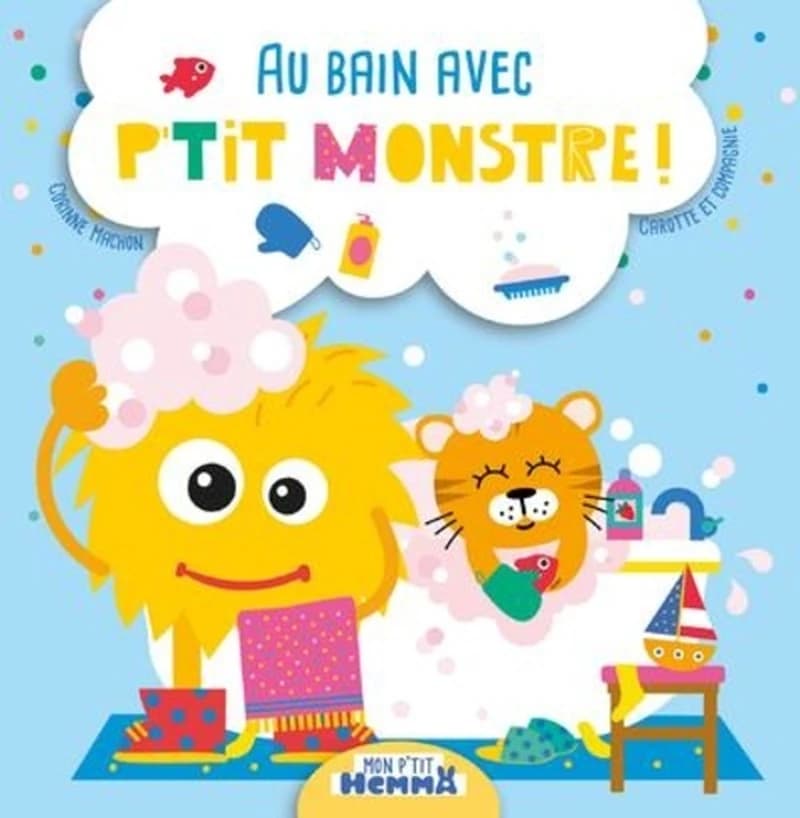Au bain avec P'tit Monstre !