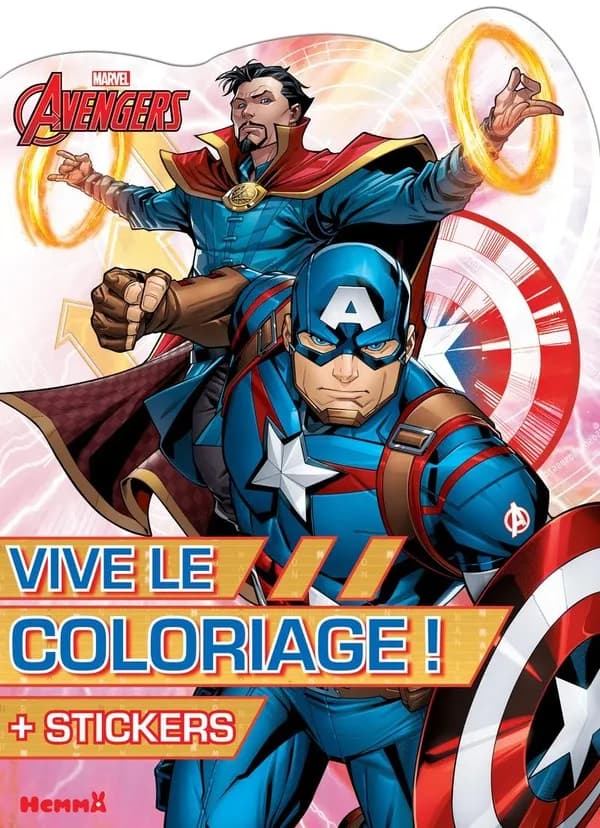 Vive le coloriage ! : Marvel : + stickers : [Album à colorier]