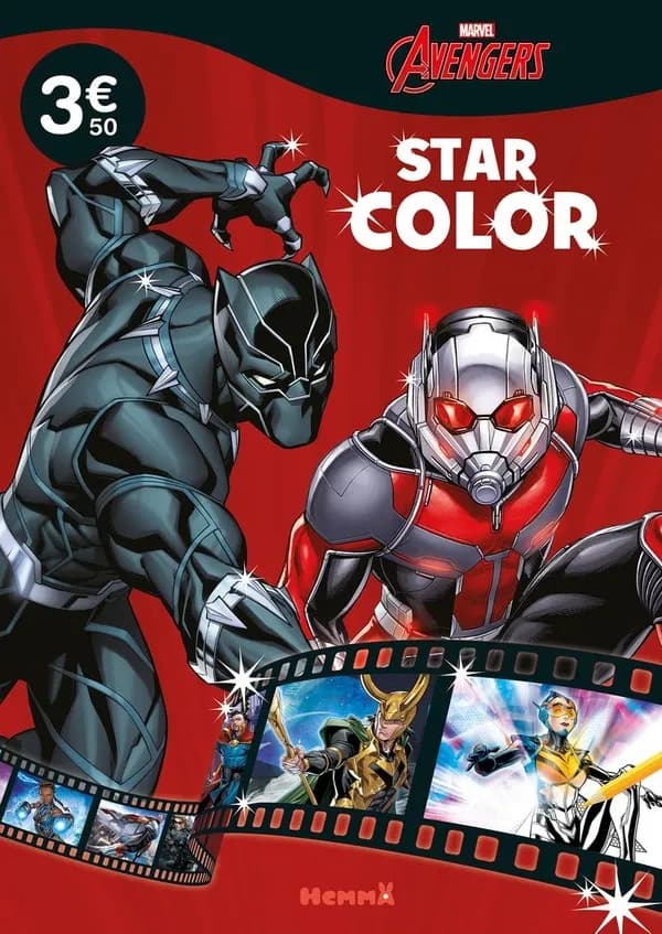 Star Color : Marvel - Avengers : [Album à colorier]
