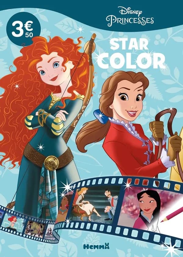 Star Color : Disney - Princesses : [Album à colorier]