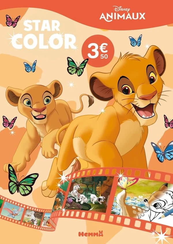 Star Color : Disney animaux : [Album à colorier]