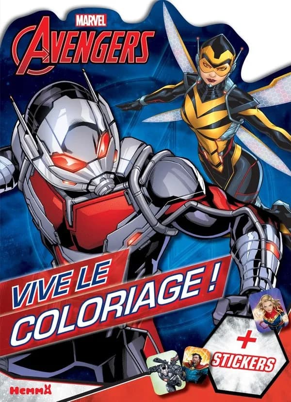 Vive le coloriage ! : Marvel Avengers - + stickers : [Album à colorier]